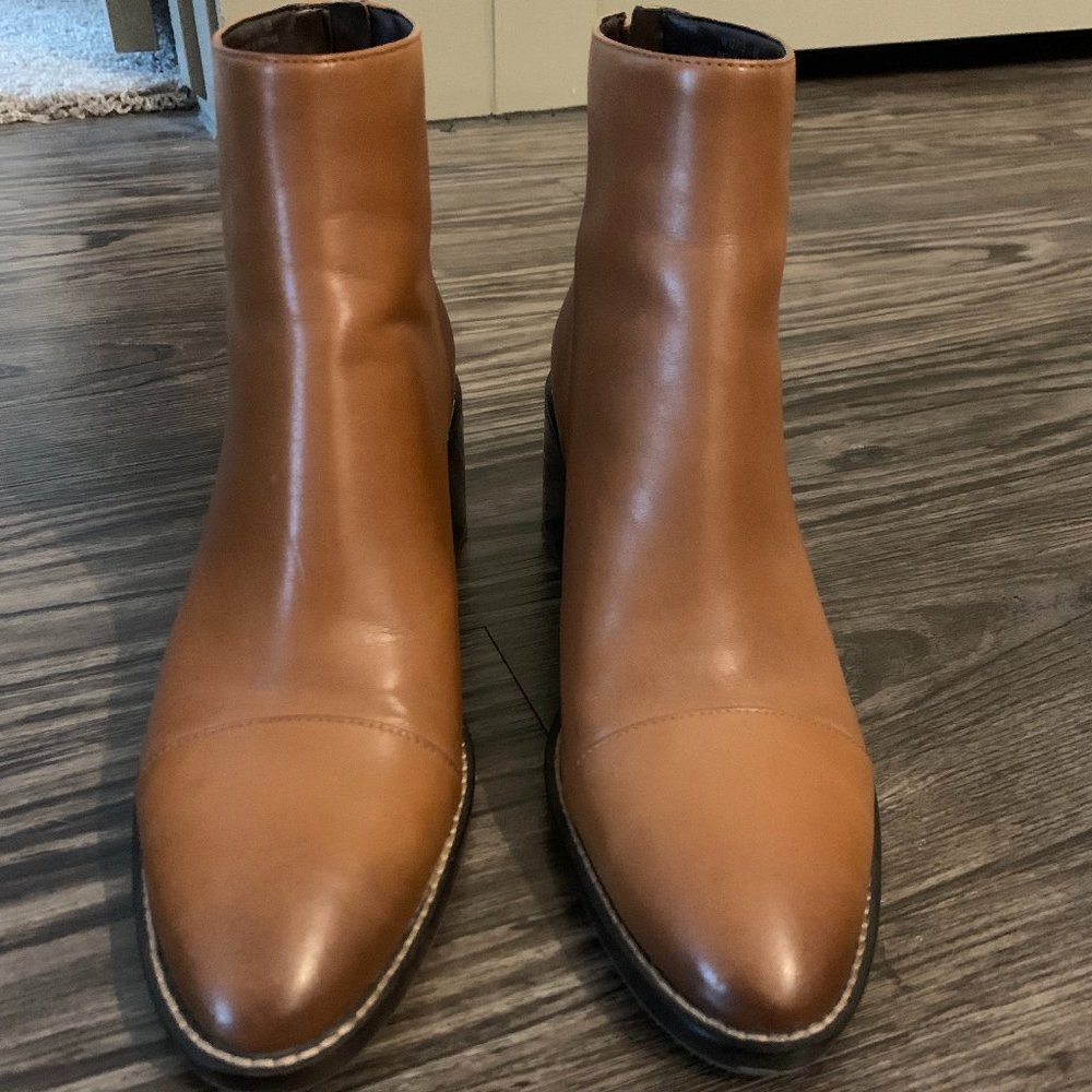 Cole Haan Tan Ankle Boots